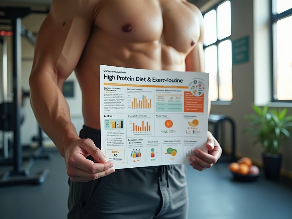 Vollständiger Leitfaden Für Eine Proteinreiche Ernährung Mit Trainingsroutine