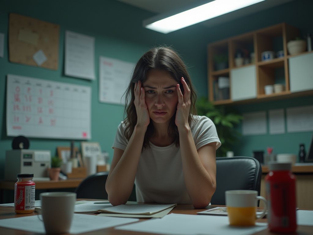 Frühwarnzeichen, Die Durch Hormonelle Stimmungsschwankungen Und Übermäßigen Koffeinkonsum Verursacht Werden