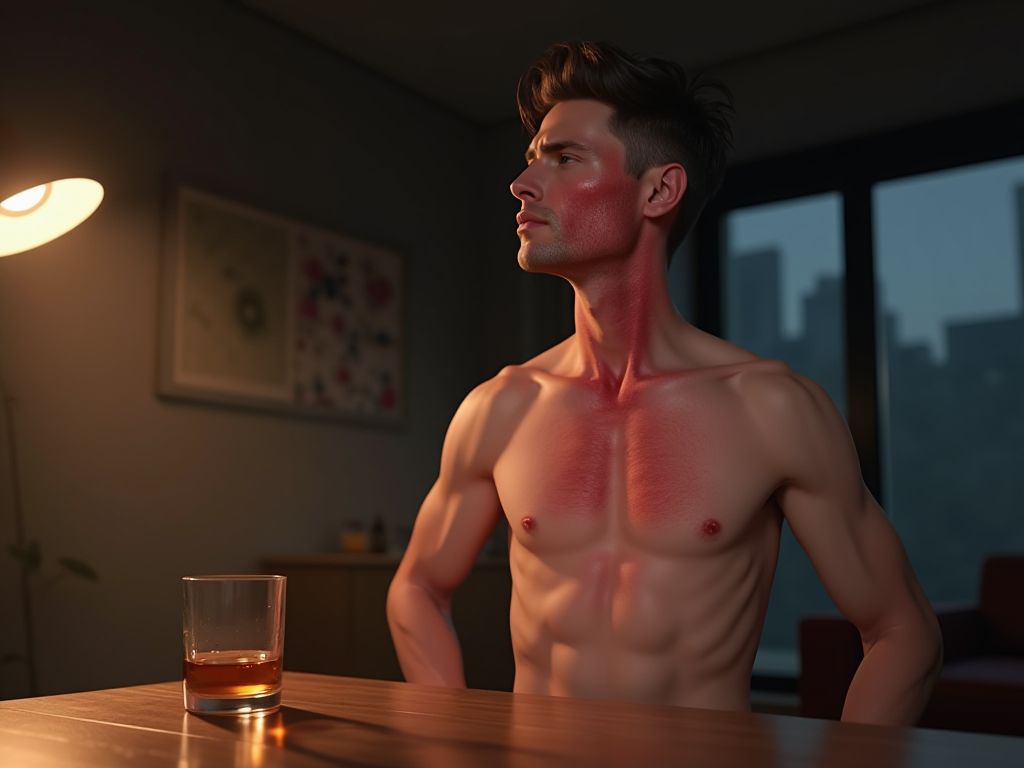 Frühwarnzeichen, Die Durch Leichte Entzündungen Und Alkoholkonsum Verursacht Werden