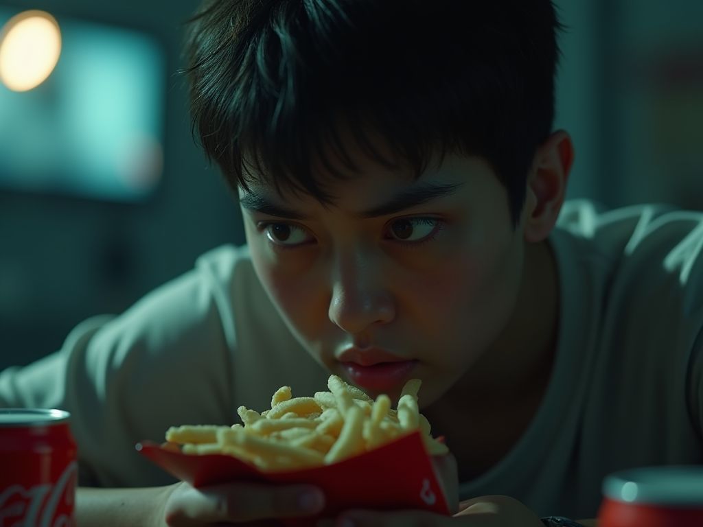 Frühwarnzeichen, Die Durch Nikotinabhängigkeit Und Konzentration Sowie Sucht Nach Verarbeiteten Lebensmitteln Verursacht Werden