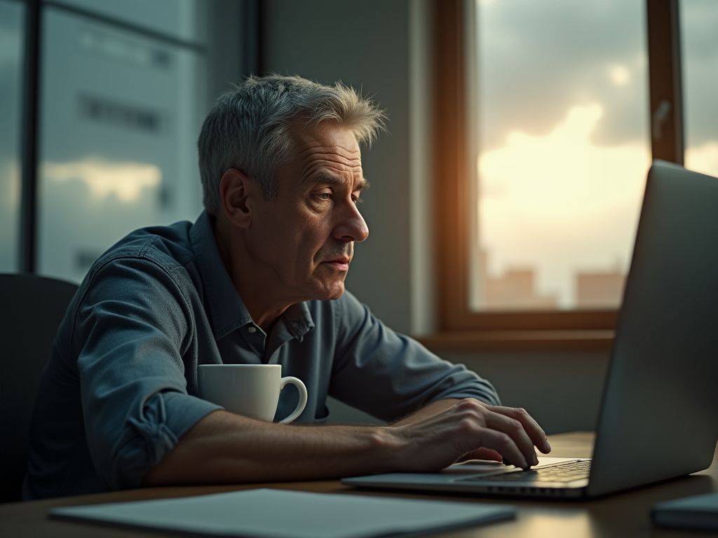 Geistige Erschöpfung, Die Sich Bei Aktiven Erwachsenen Mit Der Zeit Verschlimmert