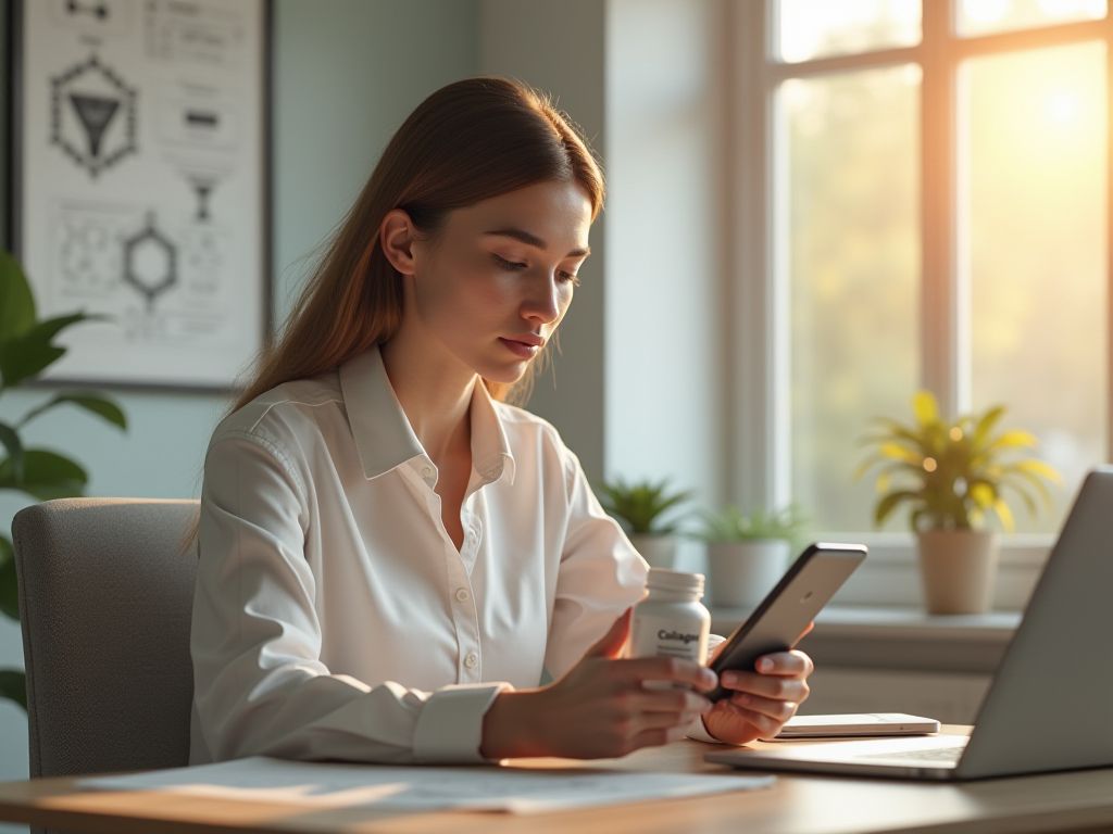 Wissenschaft Hinter Der Kollagenproduktion Für Vielbeschäftigte Berufstätige Mit Stressbewältigung